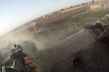 Soldier Films Sustained Taliban Attack on Helmet Cam