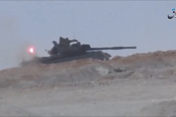 Syrian T-62M Shrugs Off an ATGM Attack & Crew Survives