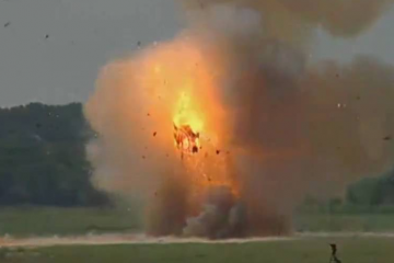 Tank-Explosion