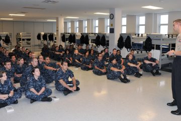 Navy Recruits at Recruit Training Command, Great Lakes  ( Video )