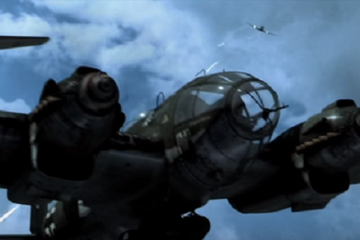 This Battle scene shows Rafe (Ben Affleck), an American pilot volunteering to serve with the British Royal Air Force, taking off to combat an aerial attack by a formation of German bombers and fighters attacking England.