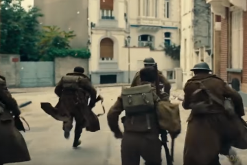 War Movie Scene from Dunkirk