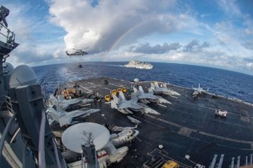 Carrier Strike Group In South China Sea