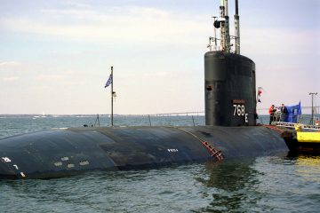 USS Hartford Surfaces Through Arctic Ice