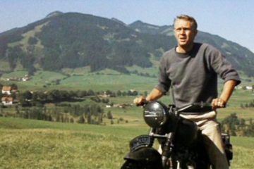 War Movie Scene: Motorcycle Scene- The Great Escape