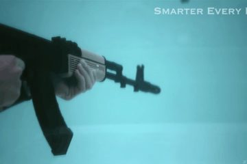 Firing an AK-47 Underwater