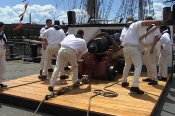 Watch Gun Drill aboard USS Constitution ( Video )
