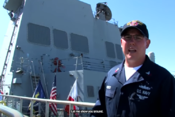 Come Aboard a Navy Destroyer USS Sampson : with your Guide, BM1 Jesse Crider