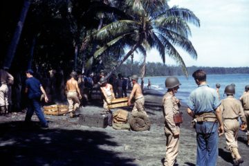 Rare Colour Film from the Invasion of the Mariana Islands WW2  ( Video )
