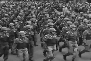 Newsreel 82nd Airborne Victory Parade 5th Ave , NYC WW2