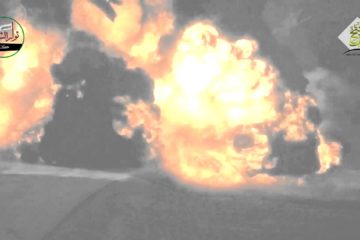MASSIVE Explosion as BGM-71 TOW Missile Hits a T-72 Tank in Syria