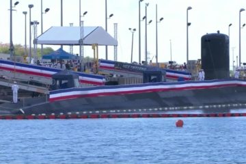 USS Indiana Commissioning