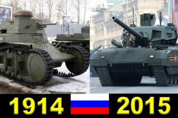 Evolution Of Russians Tanks (1914 - 2015)