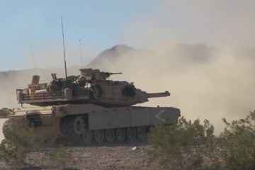 M1 Abrams Battle Tanks Firepower Demonstration