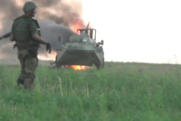 Ukraine War - Failed Pro-Russian Attack: Combat Footage Caught In Open Field