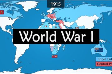 World War One - Origins, Events and Consequences Summarized on a Map