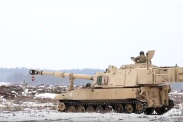 Battle Group Poland performs Live Fire Training