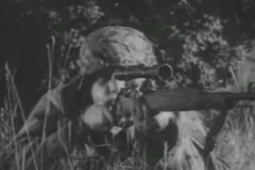 WWII German Sniper Training Footage (1944)