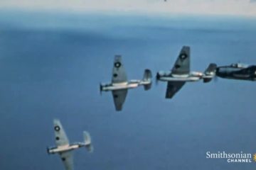 U.S. Ships Pound Japanese Bunker during WWII