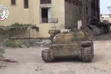 Video : Rebel Tank in Aleppo Syria