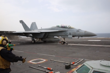 Flight Operations – USS Abraham Lincoln (CVN 72) – Med Sea Apr 25 2019