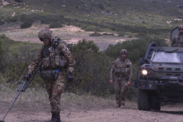 US Marines joint EOD Training with Italian Armed Forces