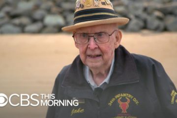Veteran returns to Omaha Beach for first time in 75 years