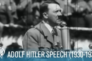 Adolf Hitler Speaking To Mass Crowds