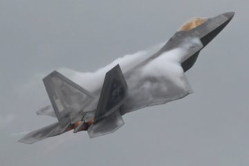 F-22 Spectacular Full Demo @ RIAT Fairford