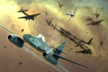 The Messerschmitt Me 262 Spooks USAAF Bomber