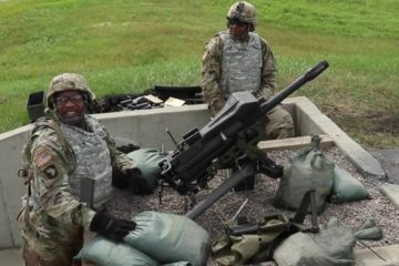 The Mk 19 Grenade Launcher Range Practice