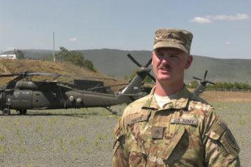 US Soldiers Conduct Aerial Gunnery Training