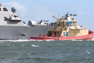 US Naval Ships Prepare for Hurricane Dorian Aug - 30 2019