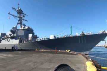 USS Spruance Arrives at Los Angeles Harbor - Aug. 27