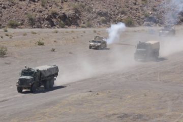 U.S. Marines – Motorized Fire Movement Exercise