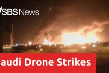 Drone attacks sparked fires at two Saudi Aramco oil facilities on Saturday, the interior ministry said, the latest such assault claimed by Yemeni rebels