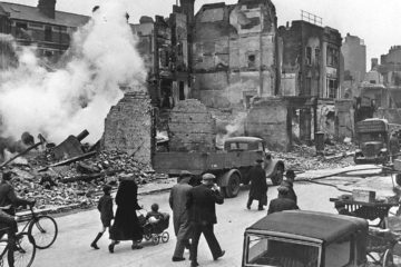 Blitz Street is on the receiving end of one of the largest bombs the Luftwaffe ever dropped on Britain: the SC1000, nicknamed 'The Hermann'.