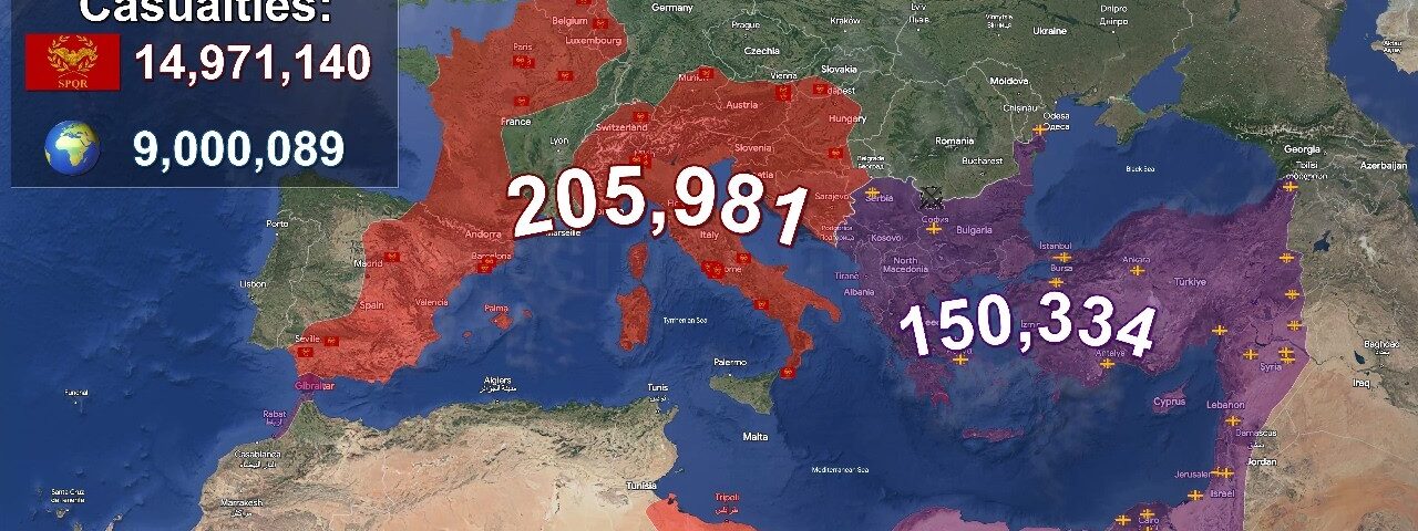 Ancient Rome with Units using Google Earth